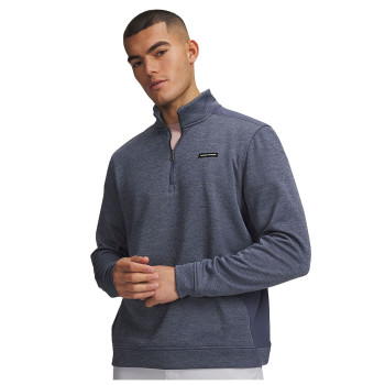 Pull 1/4 Zip UA Sweaterfleece Hybrid HZ Downpour Gray Homme