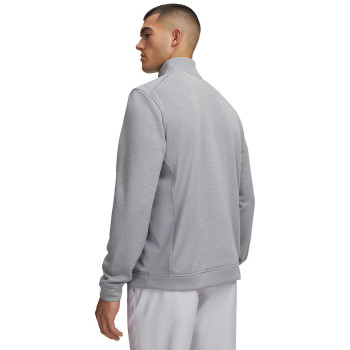 Pull 1/4 Zip UA Sweaterfleece Hybrid HZ Steel Homme 2