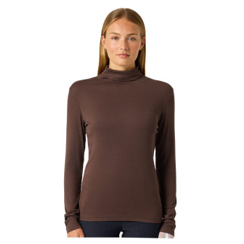 Pull Col roulé Ancona Brown Femme