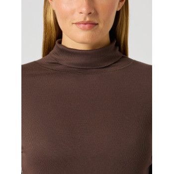 Pull Col roulé Ancona Brown Femme 2