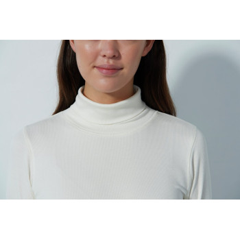 Pull Col roulé Ancona White Femme 2