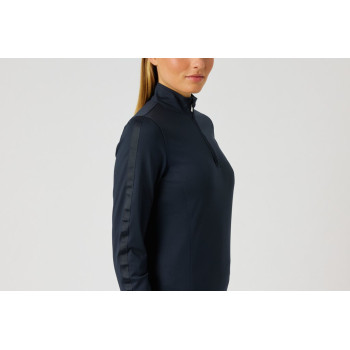 Pull 1/4 Zip Half Neck Anna Navy Femme 2