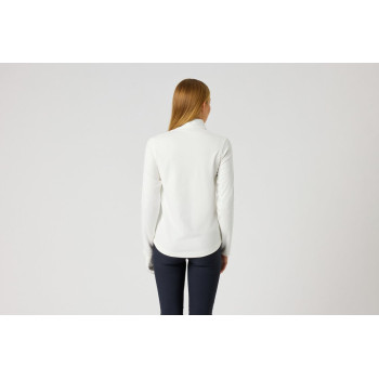 Pull 1/4 Zip Half Neck Anna White Femme