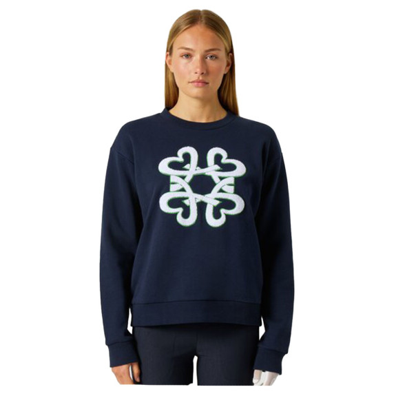 Sweat Logo Navy Femme