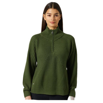 Pull Hudson Lined Green Femme