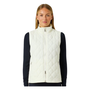 Veste sans manches Quilt White Femme
