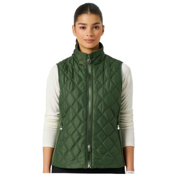 Veste sans manches Quilt Green Femme