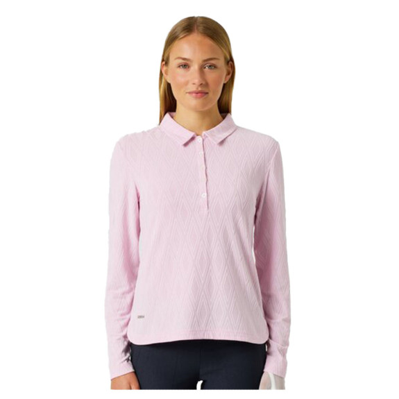 Polo Graphic Jaquard Pink Femme