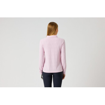 Polo Graphic Jaquard Pink Femme 2