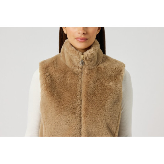 Veste sans manches Fur Bark Femme