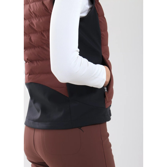 Veste sans manches Ermenegarda Brown Femme