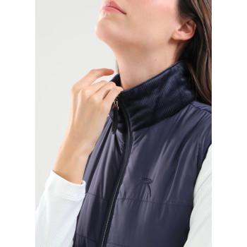 Veste sans manches Elurna Navy Femme