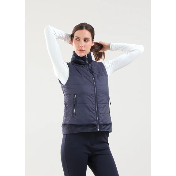 Veste sans manches Elurna Navy Femme