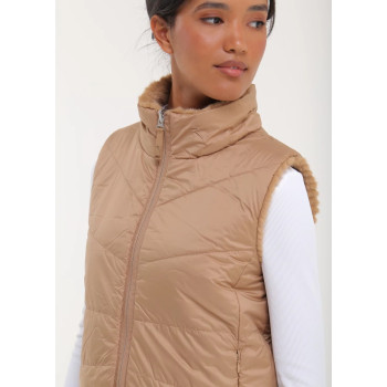 Veste sans manches Ersilia Beige Femme