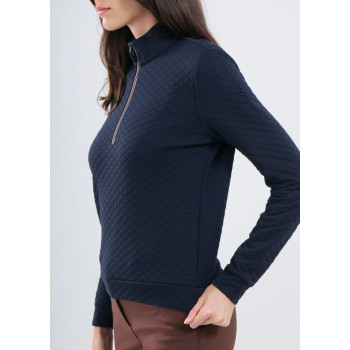 Pull 1/4 Zip Tampa Navy Femme 2