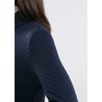 Pull 1/4 Zip Tampa Navy Femme