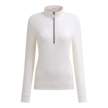 Pull 1/4 Zip Tampa White Femme