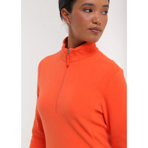Pull 1/4 Zip Trinidad Orange Femme
