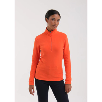 Pull 1/4 Zip Trinidad Orange Femme 2