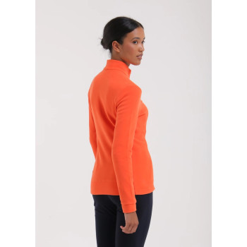 Pull 1/4 Zip Trinidad Orange Femme