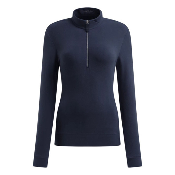 Pull 1/4 Zip Trinidad Navy Femme