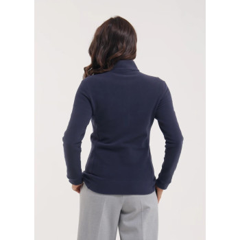 Pull 1/4 Zip Trinidad Navy Femme