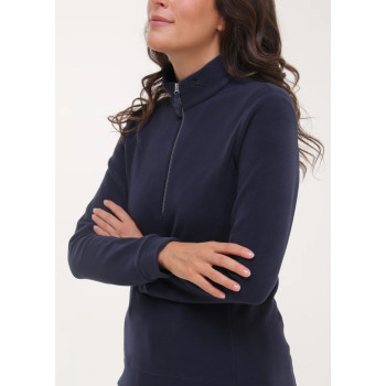 Pull 1/4 Zip Trinidad Navy Femme