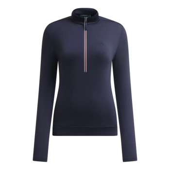 Pull 1/4 Zip Thalia Navy Femme