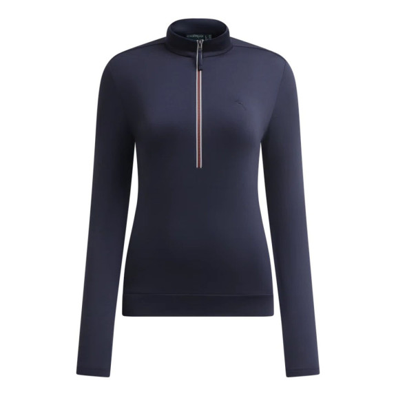 Pull 1/4 Zip Thalia Navy Femme