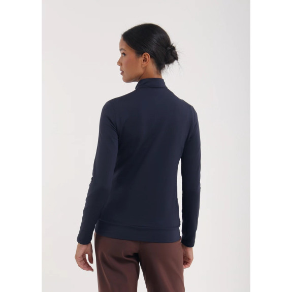 Pull 1/4 Zip Thalia Navy Femme
