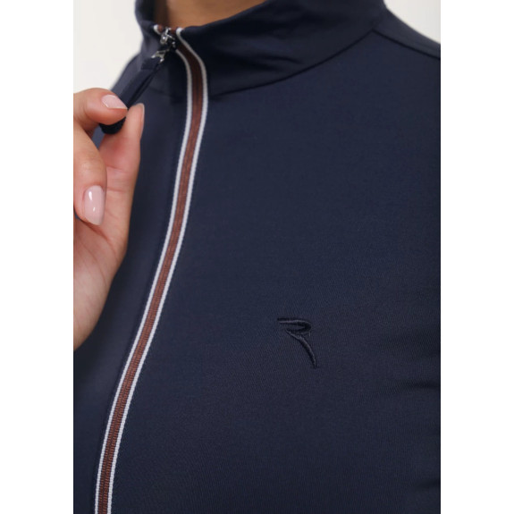 Pull 1/4 Zip Thalia Navy Femme