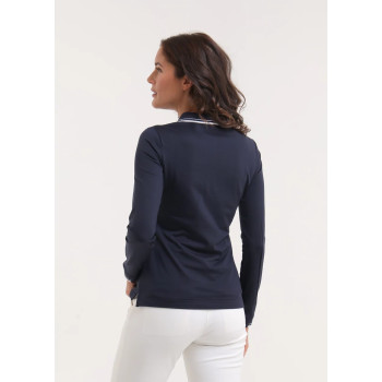 Polo manches longues Amarti Navy Femme