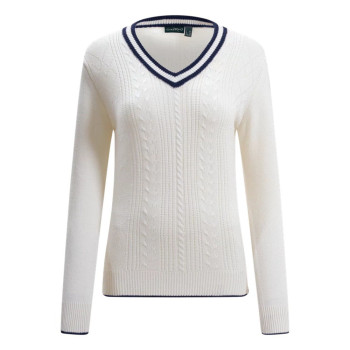 Pull Nevila White Femme