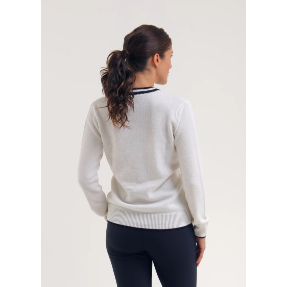 Pull Nevila White Femme