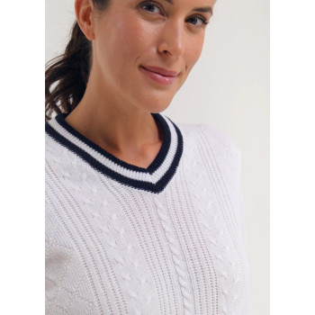 Pull Nevila White Femme