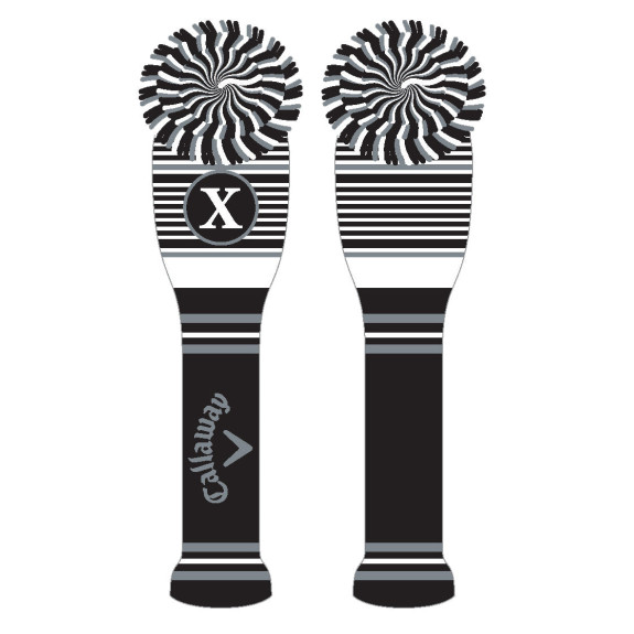 Couvre Club Hybride Pompom Black White Grey