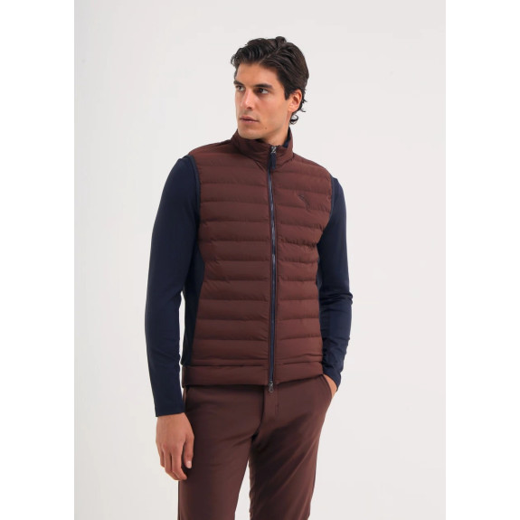 Veste sans manches Erfurt Bark Brown Homme