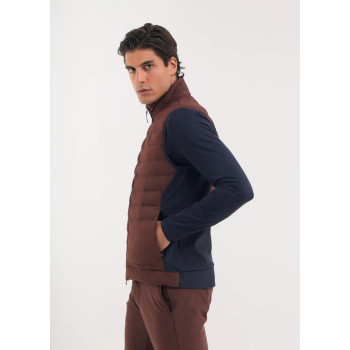 Veste sans manches Erfurt Bark Brown Homme