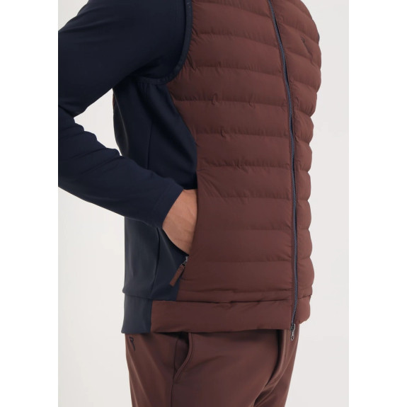 Veste sans manches Erfurt Bark Brown Homme