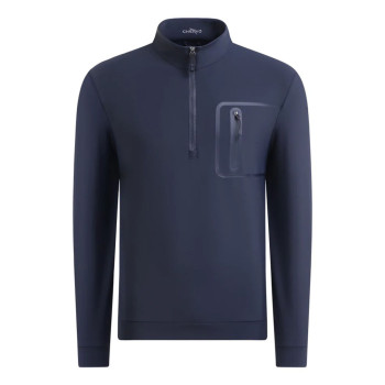 Pull 1/4 Zip Peltro Navy Homme