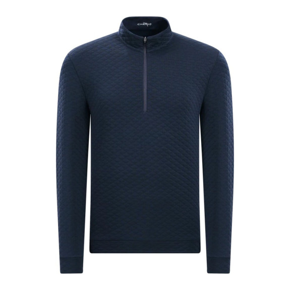 Pull 1/4 Zip Tobago Navy Homme