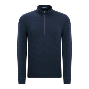Pull 1/4 Zip Tobago Navy Homme