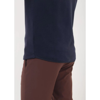 Pull 1/4 Zip Tago Navy Homme
