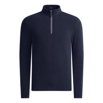 Pull 1/4 Zip Tago Navy Homme