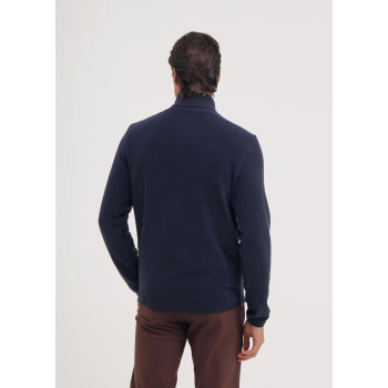 Pull 1/4 Zip Tago Navy Homme