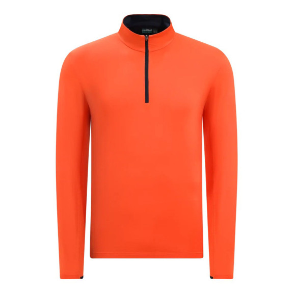 Pull 1/4 Zip Tonale Orange Homme