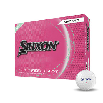12 Balles de golf Soft Feel Lady White 2