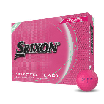 12 Balles de golf Soft Feel Lady Pink