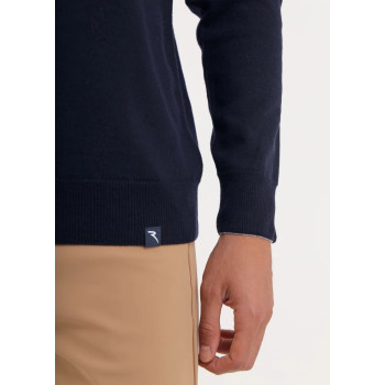 Polo manches longues Nitrato Navy Homme