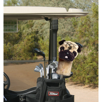 Couvre Clubs Driver Carlin (Pug) Peluche 2